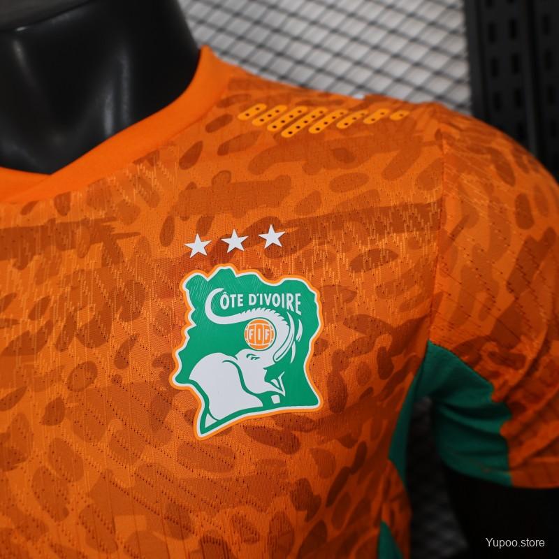 Ivory Coast Men's Players Version Jersey (Home)