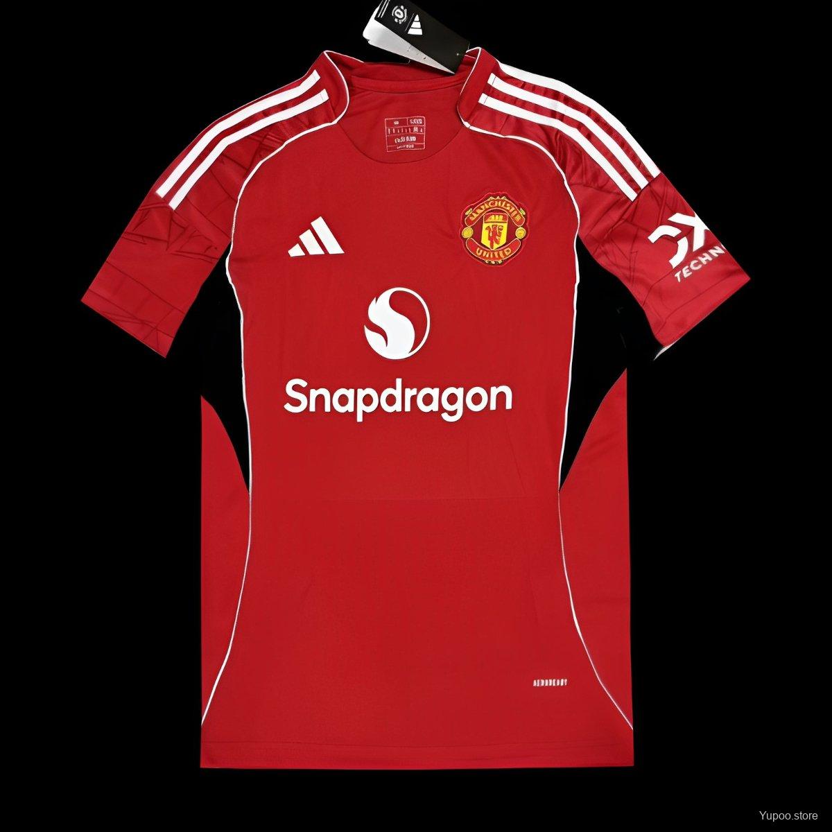 Manchester United Men's Jersey (Home) 25/26
