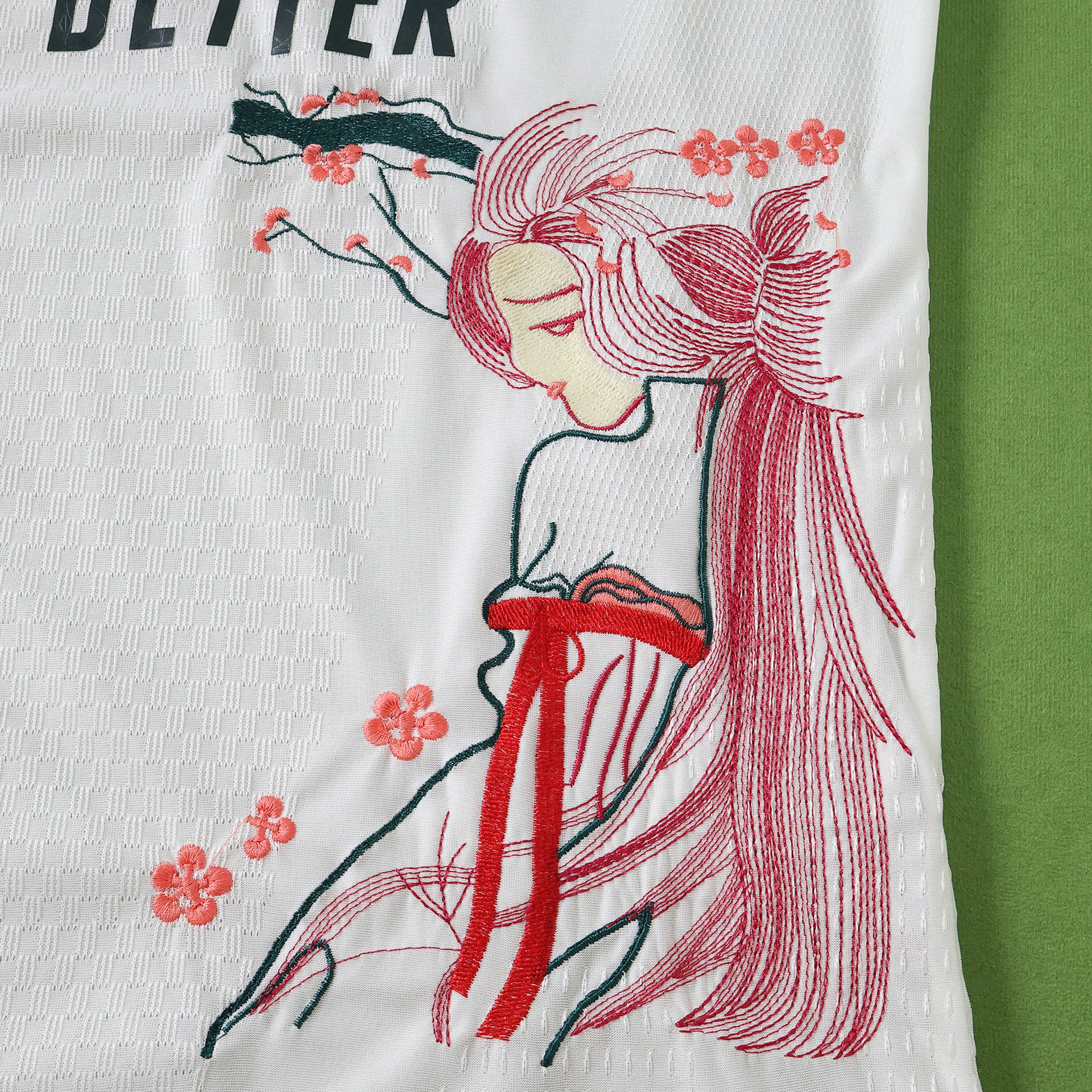 Real Madrid geisha embroidery